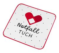 GRUSS & CO Serviette Magique avec Motif d'urgence, Petite Serviette, Serviette d'invité, pressée, 30 cm x 30 cm, Coton, Cadeau, Surprise Amusante | 74379