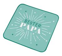 GRUSS & CO Serviette Magique avec Motif Papa - Petite Serviette d'invité pressée - 30 x 30 cm - en Coton - Cadeau pour Papa - Cadeau Surprise Amusante - 74377