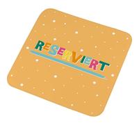 GRUSS & CO Serviette Magique avec Motif réservé | Petite Serviette d'invité, pressée, 30 cm x 30 cm, Coton | Cadeau Surprise Amusante | 74380