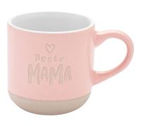 GRUSS & CO Tasse à expresso avec gravure « Beste Mama » | Tasse en grès 10 vec bande cadeau | Cadeau pour maman, anniversaire | 73933