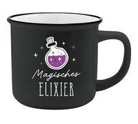 GRUSS & CO Tasse avec motif Elexir | New Bone China Porcelaine, aspect émail, 35 cl | Cadeau amusant, petit déjeuner | 73913