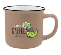 GRUSS & CO Tasse avec motif réalité | New Bone China Porcelaine, aspect émail, 35 cl | Cadeau amusant, petit déjeuner | 73917