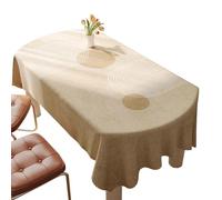 Gruytoie Nappe en PVC Imperméable 140x200cm, Nappe Antitache, Nappe de Table Facile à Entretien, pour Dîner Extérieur, Jardin, Terrasse, Repas de Famille