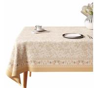 Gruytoie Nappe Rectangulaire 100x160cm, PVC Nappe Imperméable Anti Tache, Nappe de Table pour Salle à Manger, Jardin, Maison