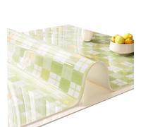 Gruytoie Nappe Rectangulaire PVC Imperméable Anti-Tâches 80x140cm, Nappe de Table pour Cuisine, Anniversaires et Fêtes en Salon
