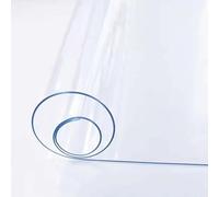 Gruytoie Protection De Table Nappe Transparente 35x40cm/14x16in, PVC Rectangulaire Impermeable Nappe, Facile à Nettoyer et à Ranger, Nappe Transparente de Protection, pour Table Bureau Maison