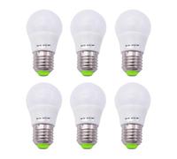 GRV E27 3W SMD LED AC12V / DC12V-24V Ampoule de remplacement à incandescence 30W pour système solaire, VR, camping-car, bateau, intérieur basse tension blanc froid Lot de 6 (éclairage non domestique)