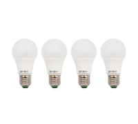 GRV E27 5W SMD LED AC12V / DC12V-24V Ampoule de remplacement à incandescence 40W pour système solaire, VR, camping-car, bateau, intérieur basse tension blanc chaud Lot de 4 (éclairage non domestique)