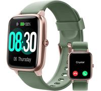 Grv Montre Connectée Femme Smartwatch Avec Appel Montre Sport Podometre Cardiofrequencemetre Etanche Ip68 Notification 100 Modes Sport Cycle Menstruel Controle De Musique Pour Android Ios Rose