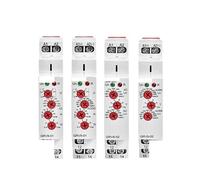 GRV8-01/02 Single Phase Voltage Relay Adjustable Over Under Voltage Protection Relay AC110V 240V DC12V Voltage Regulator AUOQKQUT(GRV8-01 AC220V)