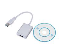 GRWIBEOU-Adaptateur USB vers HDMI pour plusieurs moniteurs,convertisseur vidéo,1080P,USB 3.0 vers HDMI,Windows XP,7,8/10,PC,ordinateur portable,HDTV - Type USB to HDMI Belt Dri-< =0.5m #B