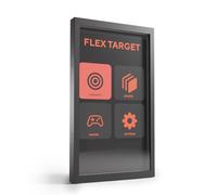 GRWOLF FlexTarget Réplique de cible d'entraînement intelligente GBB | Prise de vue à domicile connectée à l'application avec suivi des données | Plus de 100 000 écrans anti-tir | Perceuses