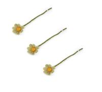 Gry & Sif Fabriqué à la main et certifié commerce équitable - Design danois élégant - Artisanat népalais - Anémone vert menthe en feutre - Fleurs artificielles pour décoration de salon - Vert menthe