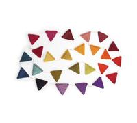 Gry & SIF Guirlande de fanions en feutre fait à la main 1,9 m - Guirlande de fanions colorés pour chambre d'enfant, décoration bohème, à suspendre pour chambre d'enfant, fille et garçon, décoration