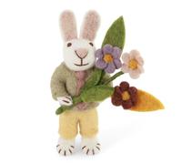 Gry & Sif lapin, décoration de Pâques, décoration de printemps, pendentif, pendentif en feutre, décoration, cadeau de Pâques, souvenir, cadeau d'invité, commerce équitable, fait à la main (lapin avec
