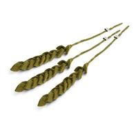 Gry & SIF Lot de 3 branches de céréales artificielles en feutre, tige flexible, branche décorative, seigle, herbe de blé, fleur de blé de style scandinave, décoration d'automne, faite à la main,