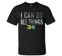 Gryeur Mens Warriors Curry I Can Do All Things T Shirt Small