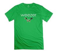 Gryeur Men's Weezer Screw Neck Design T-Shirt Large