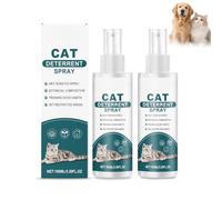 Grypso Spray Répulsif pour Chat, Spray Anti-Chat, Spray Zone Interdite pour Animaux, Spray Éducatif, Protège Meubles & Lits Contre Griffures, Morsures, Urinaires, Format Nomade, 100ml × 2
