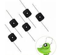 Gryshanyun Lot de 5 lames de rechange universelles pour débroussailleuse avec design anti-usure (noir)