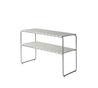 Grythyttan Stålmöbler Table d'appoint Grythyttan Chêne laqué blanc-structure en acier avec galvanisation à chaud