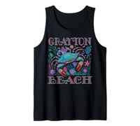Gryton Beach Floride Bleu Crabe Été Plage Vacances Cadeaux Débardeur