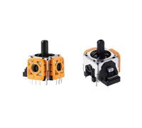 GRzHKN 2 Pack Remplacement 3D Thumbstick Compatible avec PS5 PS4 Switch Pro Series Repair Pièces(PS4 Pro)