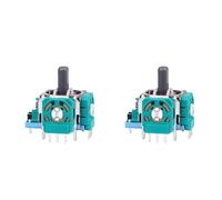 GRzHKN 2 Pack Remplacement 3D Thumbstick Compatible avec PS5 PS4 Switch Pro Series Repair Pièces(PS5)