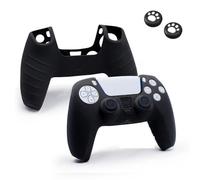 GRzHKN Couverture Peau Compatible avec CONTRÔLEUR PS5 Conseil Anti-Slip Compatible avec PS5(Black)