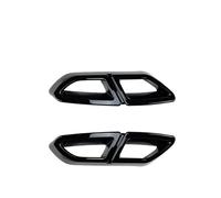 GRZPCJZM Autocollant compatible avec le diffuseur de tuyau arrière de voiture Passat B8(Bright black)