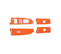 GRZPCJZM Autocollant de protection for cadre de bouton de lève-vitre de voiture en ABS compatible avec Ford Maverick 2022(Orange)