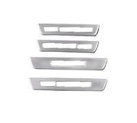 GRZPCJZM Autocollant décoratif à paillettes for cadre de bouton de mémoire de siège auto compatible avec BMW Série 7 F01 F02 2009-2014(Silver)