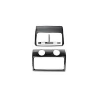 GRZPCJZM Autocollant décoratif for cadre de ventilation arrière de voiture en acier inoxydable, compatible avec Audi Q7 2008-2015(Black)
