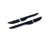 GRZPCJZM Autocollant décoratif for grille d'aération latérale de garde-boue, compatible avec le Land Rover Range Rover Evoque 2012-2018(Glossy black)