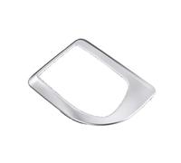 GRZPCJZM Autocollant décoratif for panneau de changement de vitesse de console centrale de voiture, compatible avec BMW Série 5 E60 E61 2004-2007(Silver)