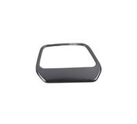 GRZPCJZM Autocollant décoratif for poignée de boîte de rangement, compatible avec Audi A6 C8 2019 LHD, cadre en acier inoxydable(Black)