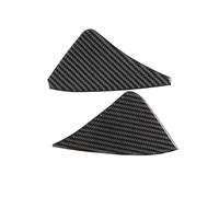 GRZPCJZM Autocollant décoratif latéral en fibre de carbone souple for tableau de bord de voiture, compatible avec la Corvette C6 2005-2013(Carbon Fiber Black)