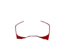 GRZPCJZM Autocollant en fibre de carbone souple, compatible avec le cadre de compteur de vitesse de la Toyota RAV4 XA50 2019-2025(For RHD Red Carbon)