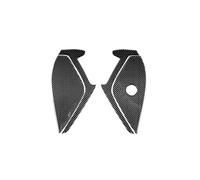 GRZPCJZM Autocollant en fibre de carbone souple, compatible avec les garnitures de portière de voiture Toyota Supra GR A90 A91 MK5 2019-2025(For LHD Black)