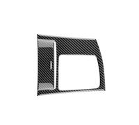 GRZPCJZM Autocollant en fibre de carbone souple for cadre de levier de vitesse, compatible avec les accessoires Mazda 3 2010-2013(B Black Carbon)