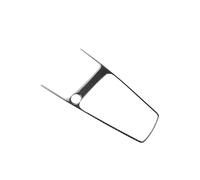 GRZPCJZM Autocollant en fibre de carbone souple for cadre extérieur de levier de vitesse, compatible avec Seat Leon 2017-2019(Type A For LHD Black)