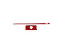 GRZPCJZM Autocollant en fibre de carbone souple for console centrale copilote, compatible avec Subaru Crosstrek 2018-2023 et Impreza 2017-2023(Red Carbon)