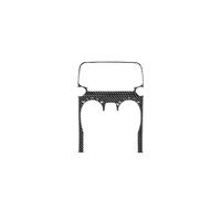 GRZPCJZM Autocollant en fibre de carbone souple for panneau de commande de climatisation, compatible avec les garnitures intérieures de la Camaro 2013 2014 2015(A-2 Black Carbon)