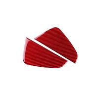 GRZPCJZM Autocollant en fibre de carbone souple for panneau extérieur de montant C de voiture, compatible avec Subaru Legacy Outback 2015-2019(Red Carbon)