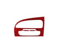 GRZPCJZM Autocollant en fibre de carbone souple for tableau de bord de voiture Seat Leon 2005-2012, conduite à gauche et à droite(For RHD Red Carbon)