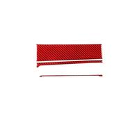 GRZPCJZM Autocollant en fibre de carbone véritable for tableau de bord conducteur, compatible avec Mercedes GLE W167 2019-2024(1 Red LHD)