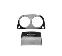 GRZPCJZM Autocollant for cadre de ventilation de climatisation arrière de voiture, compatible avec Mercedes Classe S W222 2014-20, accessoires intérieurs(Black)