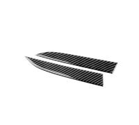 GRZPCJZM Autocollant latéral de Chargement sans Fil en Fibre de Carbone Souple, Compatible avec Les Accessoires d'intérieur Tesla Model 3 Highland 2024 Model Y Juniper 2025(Black)