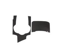 GRZPCJZM Autocollants for cadre de levier de vitesse de la console centrale en ABS, compatibles avec Alfa Romeo Giulia 2017-2019(Style A)