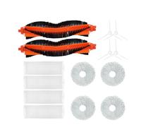 GRZPCJZM Brosse latérale à Rouleau, Filtre, Chiffon, serpillière, Compatible avec Les Accessoires de Remplacement du Robot Xiaomi Mijia 2 série C101(003)
